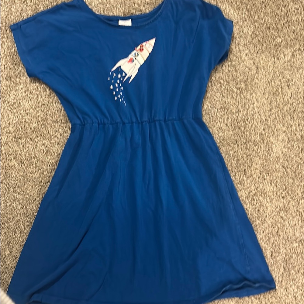 Blue Rocket Kids Dress